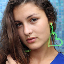 Load image into Gallery viewer, Green Big Sweethearts - Pastel & Neon