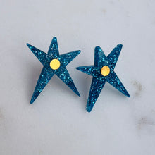 Load image into Gallery viewer, Glitter Blue Sweet Stars

