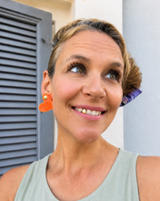 Load image into Gallery viewer, Neon Orange Happy Hearts
