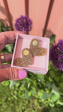 Load and play video in Gallery viewer, Golden Glitter Happy Hearts
