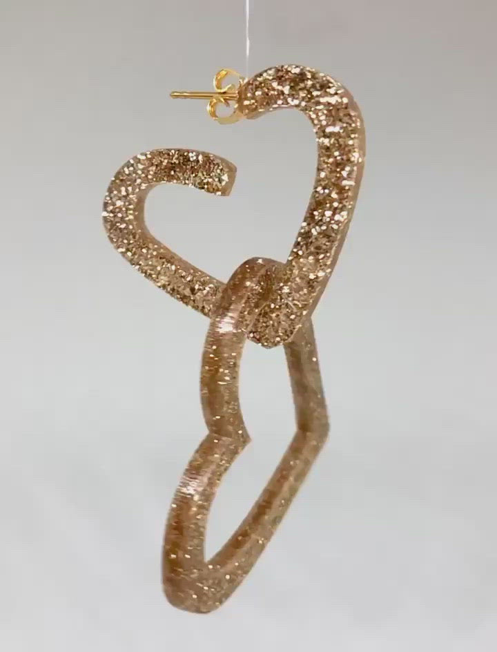 Golden Glitter Small Sweethearts