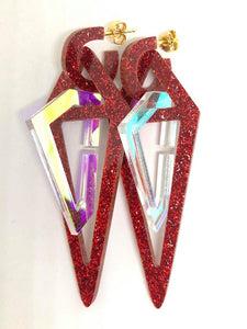 Sparkling Red New Dimensions - Pastel & Neon