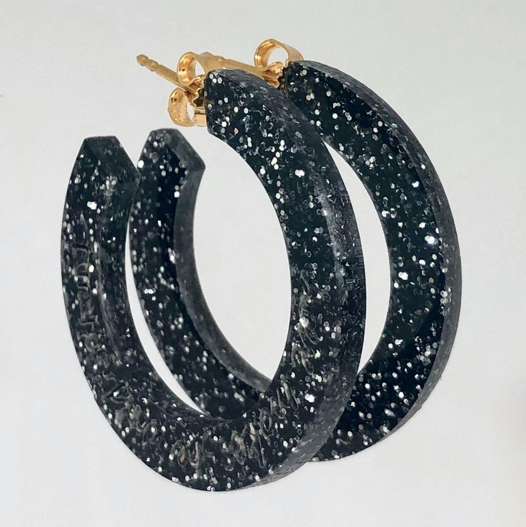 Cosmic Black Small Lovely Loops