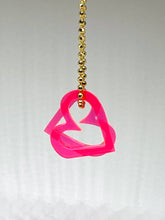 Load image into Gallery viewer, Necklace with hot pink Hearts
