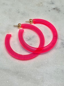 Hot Pink Medium Lovely Loops