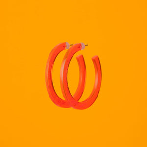 Neon Orange Medium Lovely Loops - Pastel & Neon