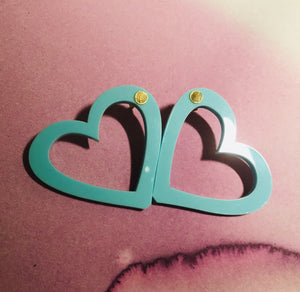 Miami Mint Hearts xs - Pastel & Neon
